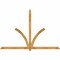 Ekena Millwork Redmond Rough Sawn Timber Gable Bracket, Western Red Cedar, 108"W x 72"H x 4"D x 4"F, 16/12 Pitch GBW108X72X0404RED00RWR - alternate 1